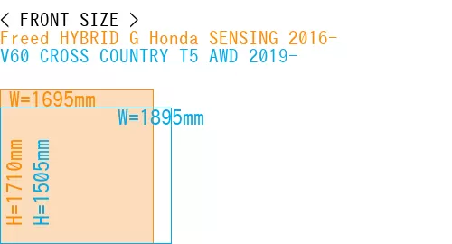 #Freed HYBRID G Honda SENSING 2016- + V60 CROSS COUNTRY T5 AWD 2019-